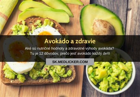 Avokádo a jeho nutričné hodnoty