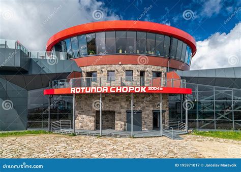 Panoramatický výhľad z reštaurácie Rotunda Chopok
