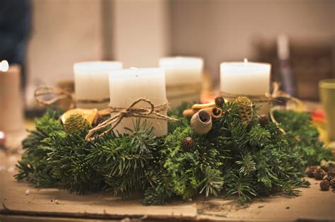 Príklady tradičných adventných vencov