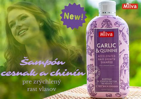 Zloženie šampónu Milva s cesnakom a chinínom
