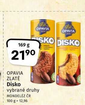 rôzne druhy sušienok Opavia