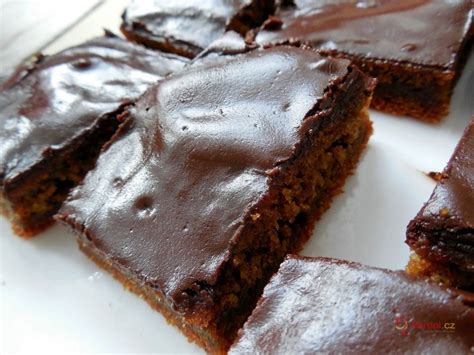 Brownies z batátov s polevou