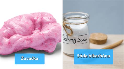 Fľaša octu a balenie sódy bikarbóny