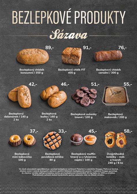 Bezlepkové pečivo v pekárni