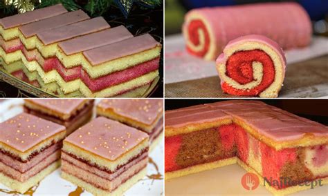 farebná schéma vrstvenia punčových rezov