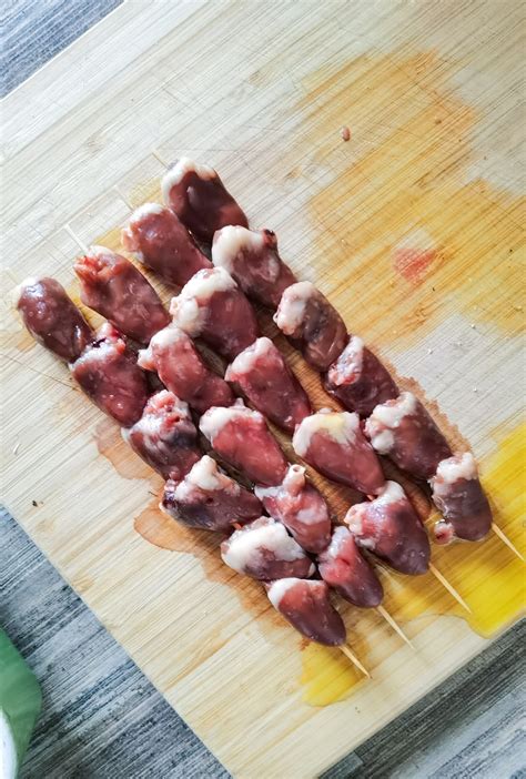 Čistenie kuracích srdiečok