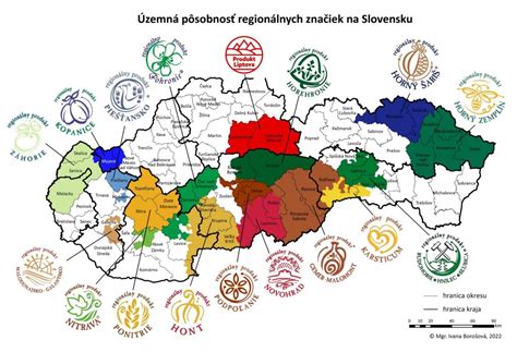 Rôzne regionálne potravinárske produkty