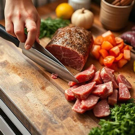 Mäso nakrájané na tenké plátky