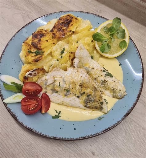 Grilovaný zubáč s bylinkami