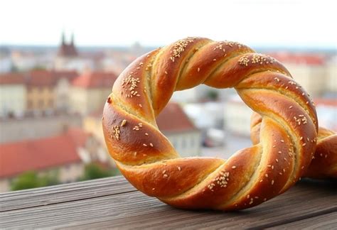 Poľský obwarzanek krakowski