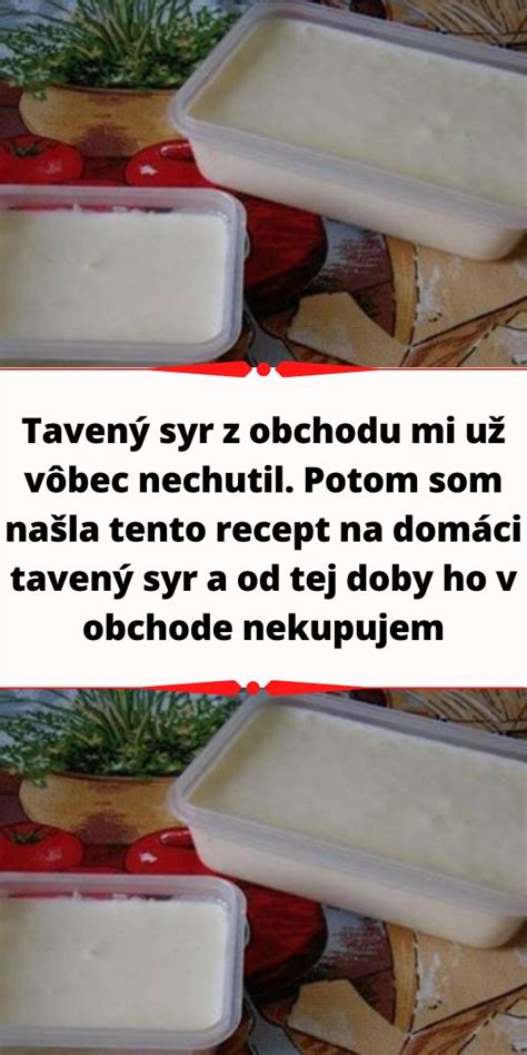 Domáci tavený syr