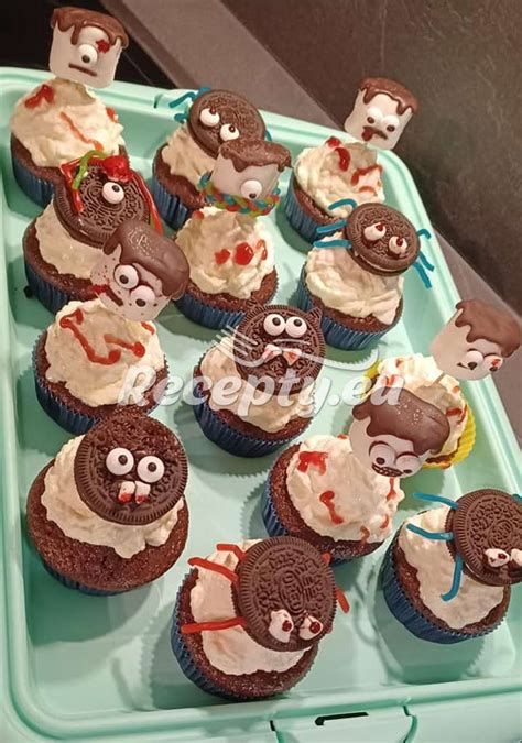 Cupcakes ozdobené snehuliakmi