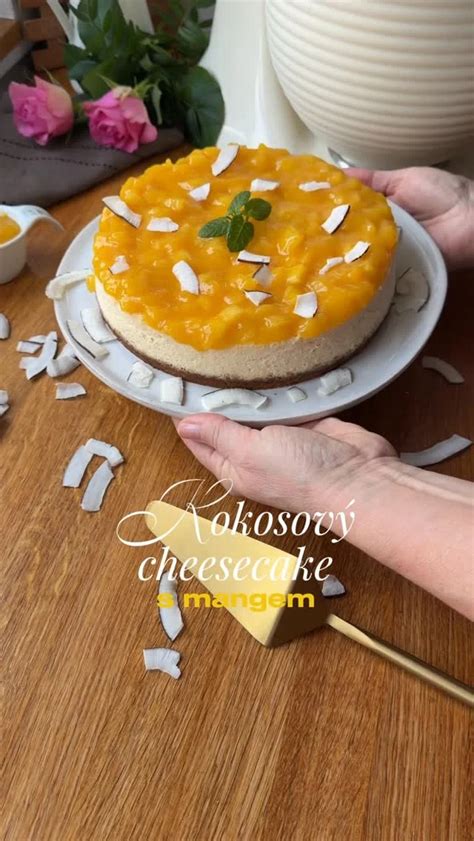 Ilustračná fotografia mangového cheesecaku