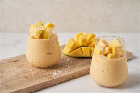 Čerstvé mango a kokosové mlieko