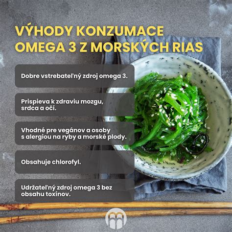 Zdroj omega-3 mastných kyselín - morské riasy