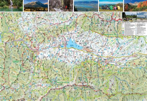 Mapa turistických trás k vrchu Benát