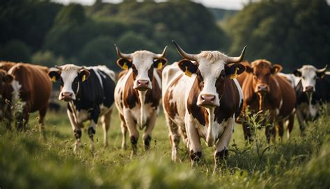 Mapa s vyznačenými farmami hovädzieho dobytka