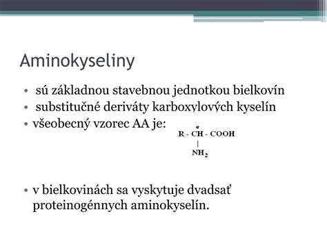 Štruktúra aminokyselín v rastlinných proteínoch
