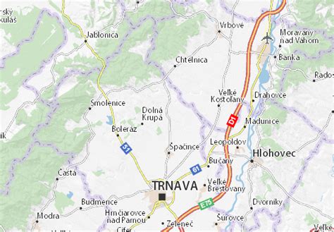 Mapa rybárskeho revíru Dolné Dubové