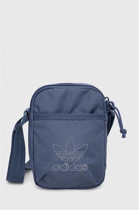 Malá červená taška cez plece adidas s logom