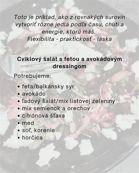 Príklad lákavého popisu jedla