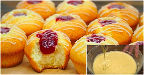 ozdobené citronové muffiny