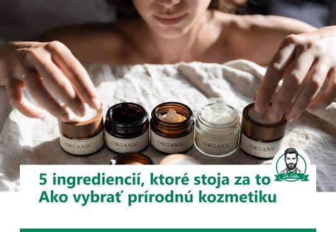 ikony prírodných zložiek v kozmetike