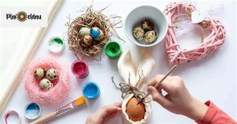 Ukážka rôznych DIY veľkonočných dekorácií