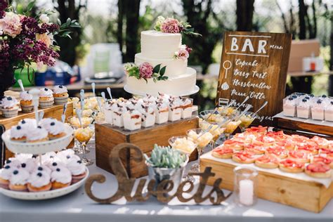 Candy bar s rôznymi sladkosťami