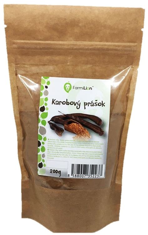 Karobový prášok a struky