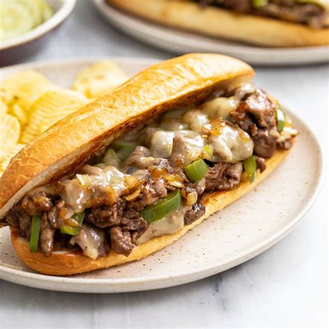 Ingrediencie na Philly Cheesesteak