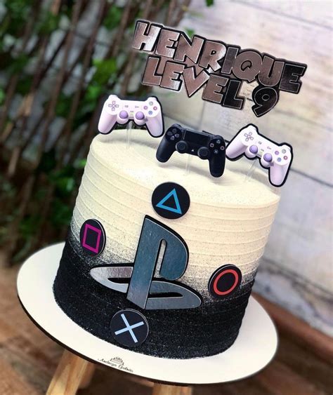 Herná torta s motívmi PlayStation