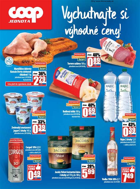 Ukážka letáku COOP Jednota s grilovacím sortimentom