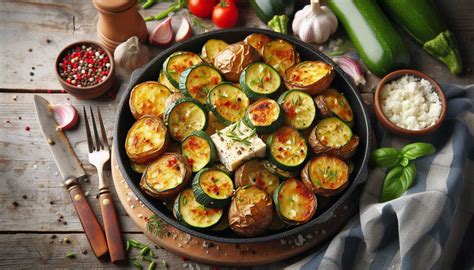 Panvica s restovanou cuketou