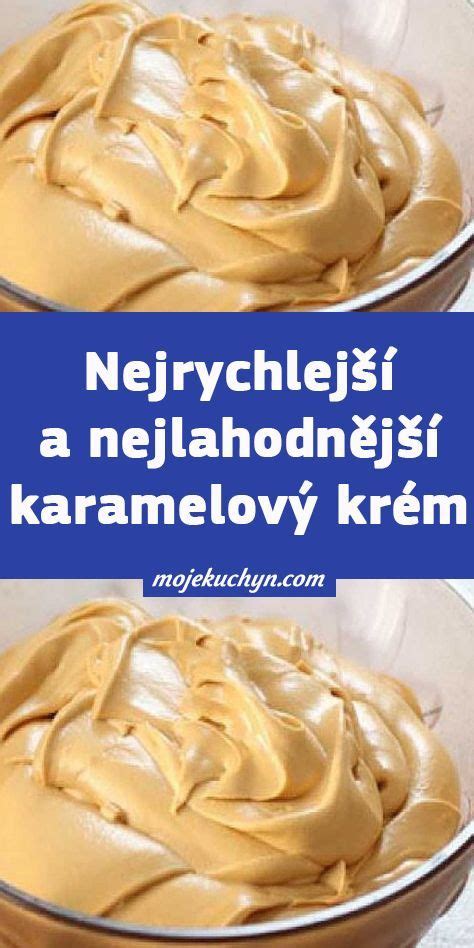 Rozložený pohľad na karamelový krém so šľahačkou