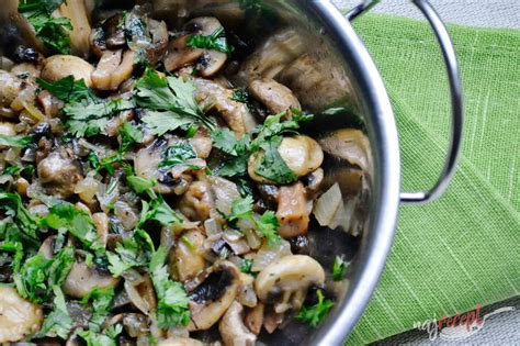 Šampiňóny na masle