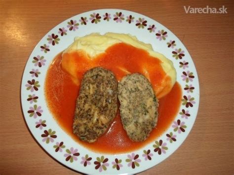 Výsledná zeleninová plnka v mäse