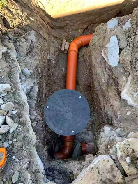 Vizualizácia drenážnej revíznej šachty