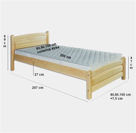 Rozmery postele IKEA KURA