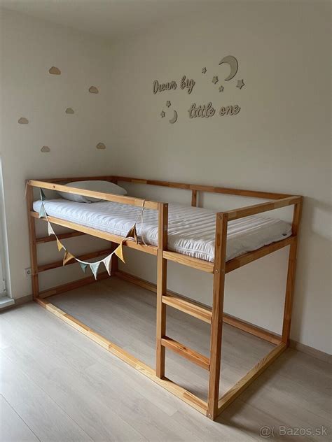 Detská posteľ IKEA KURA s baldachýnom