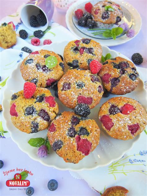 Muffiny s ovocím