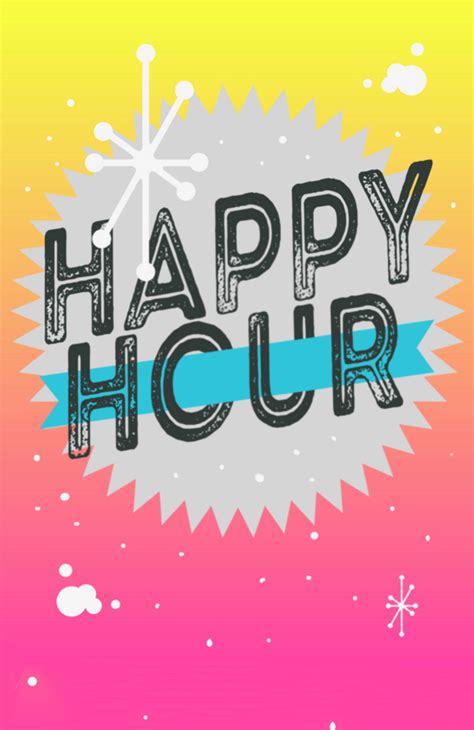 Grafika s informáciou o Happy Hour a 40% zľave