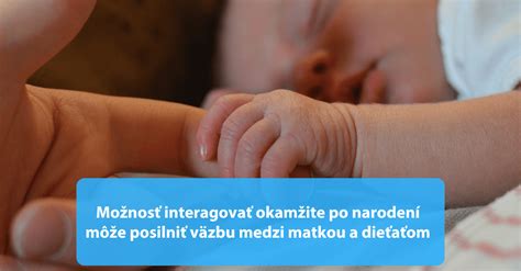 Ilustrácia bonding medzi matkou a novorodencom