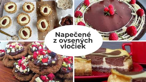 Koláž rôznych druhov vianočného pečiva z ovsených vločiek