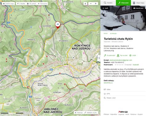 Mapa Čierneho Poľa s vyznačením polohy pekárne