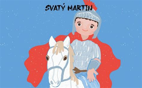 Ilustrácia svätého Martina na koni