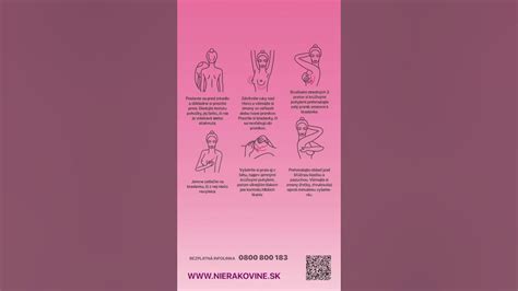 Samovyšetrovanie prsníkov