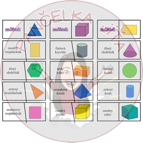 geometrické tvary na tortách