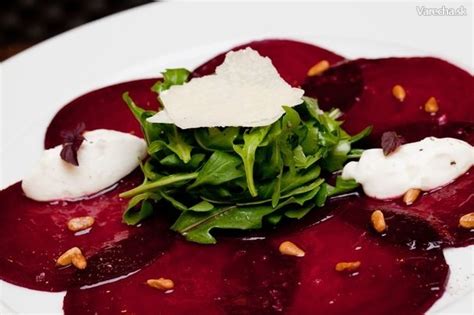 Cviklové carpaccio s marinádou