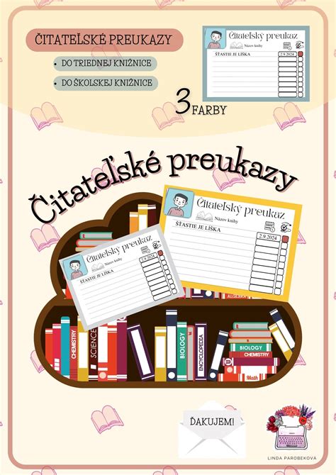 Deti preberajúce čitateľské preukazy